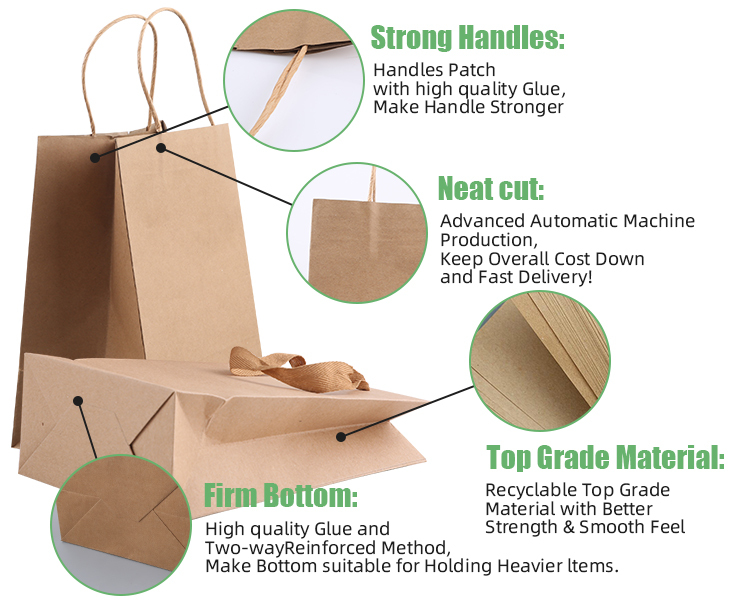 Custom kraft paper bag